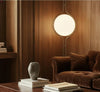Metallic Copper Floor to Ceiling Lamp