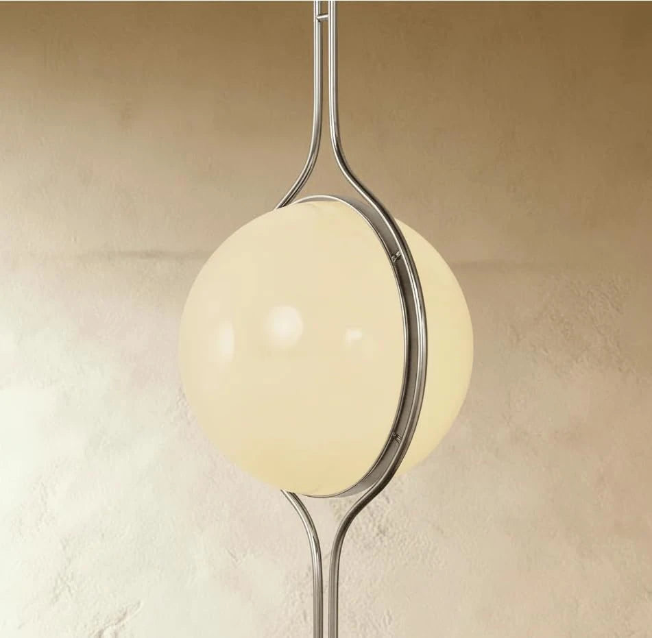 Metallic Copper Floor to Ceiling Lamp