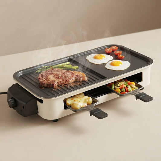 YOHAWJAN Smokeless Indoor Electric Grill