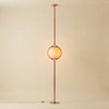 Metallic Copper Floor to Ceiling Lamp